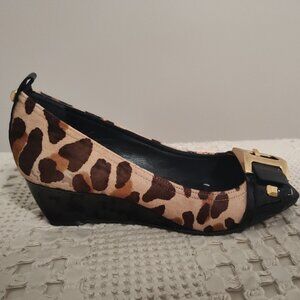 BCBGMaxAzria Leopard Wedge